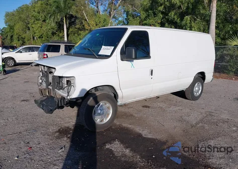 2014 Ford E-250 Commercial z USA, uszkodzony, nr VIN 1FTNE2EW8EDA35093